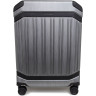 Чемодан PIQUADRO PQ LIGHT PREMIUM BV4425PQLP/GRN 40x55x20см 37л 2,8кг поликарбонат/алюминий/натуральная кожа серый