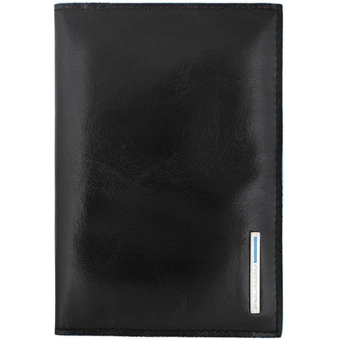 Обложка для паспорта PIQUADRO Blue Square AS300B2/N (чёрная)